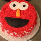 Elmo Birthday Cake